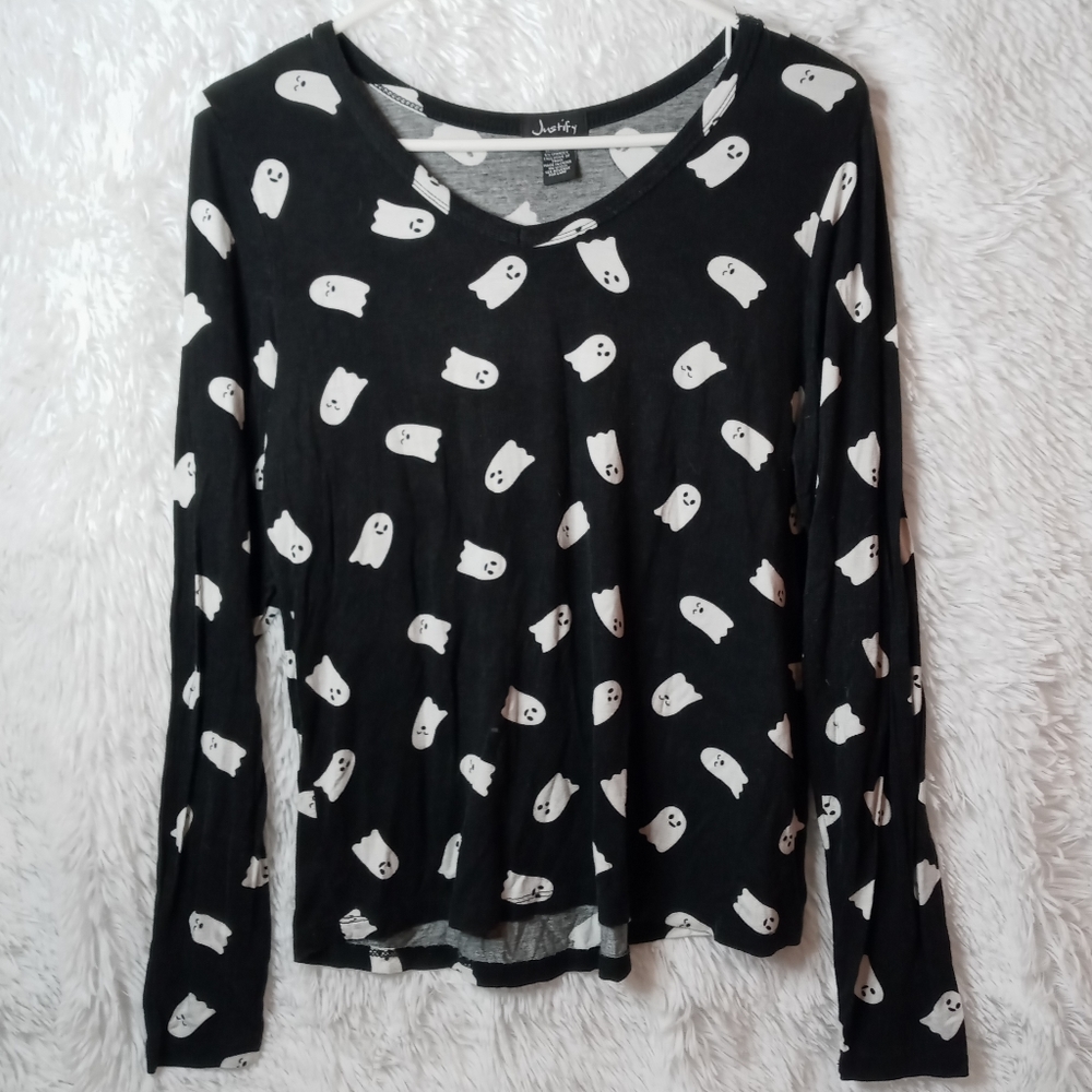 Justify Shirt Ghost Print Medium - Picture 2 of 7